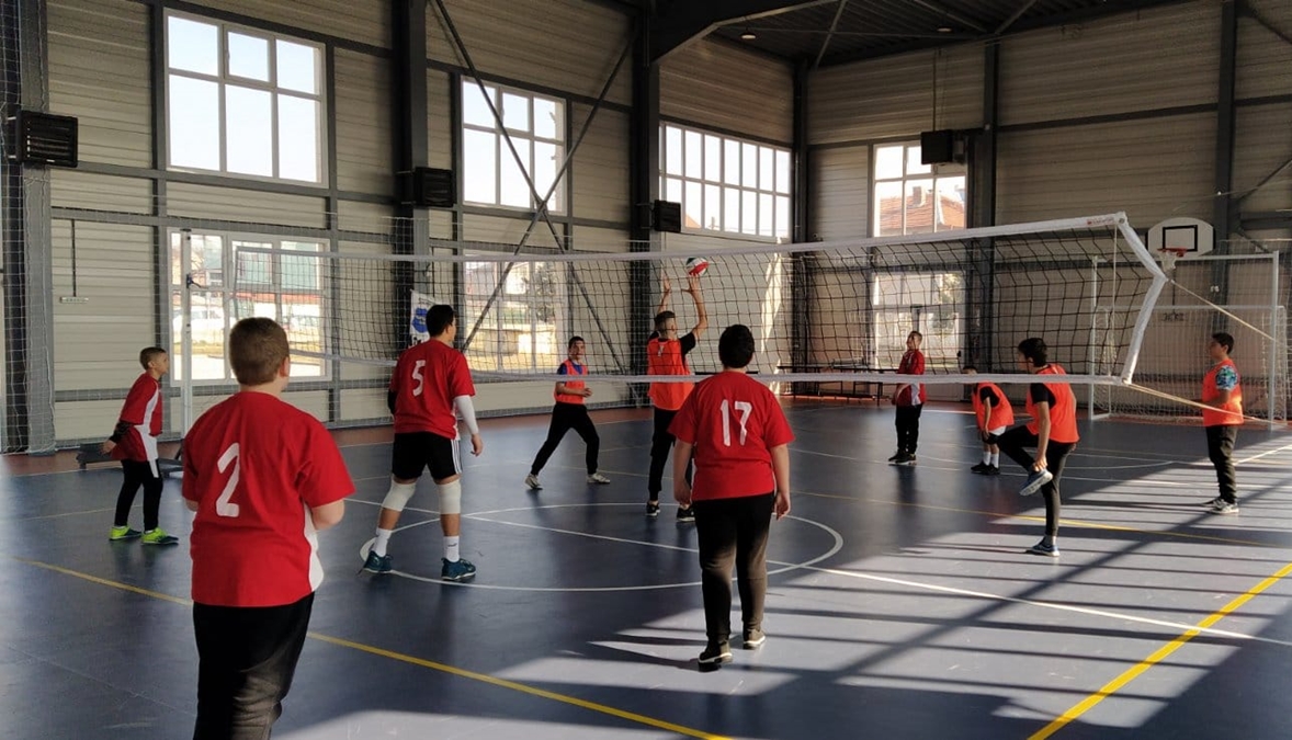 The internal volleyball tournament in Bulgaria
